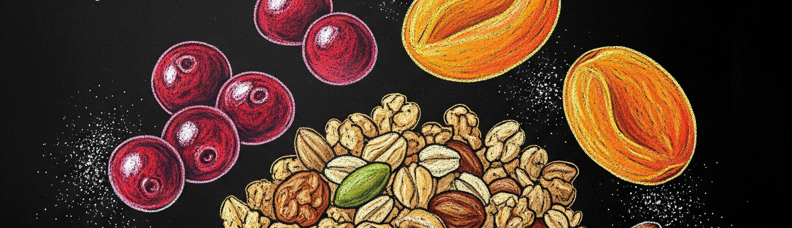 Granola and dried fruit