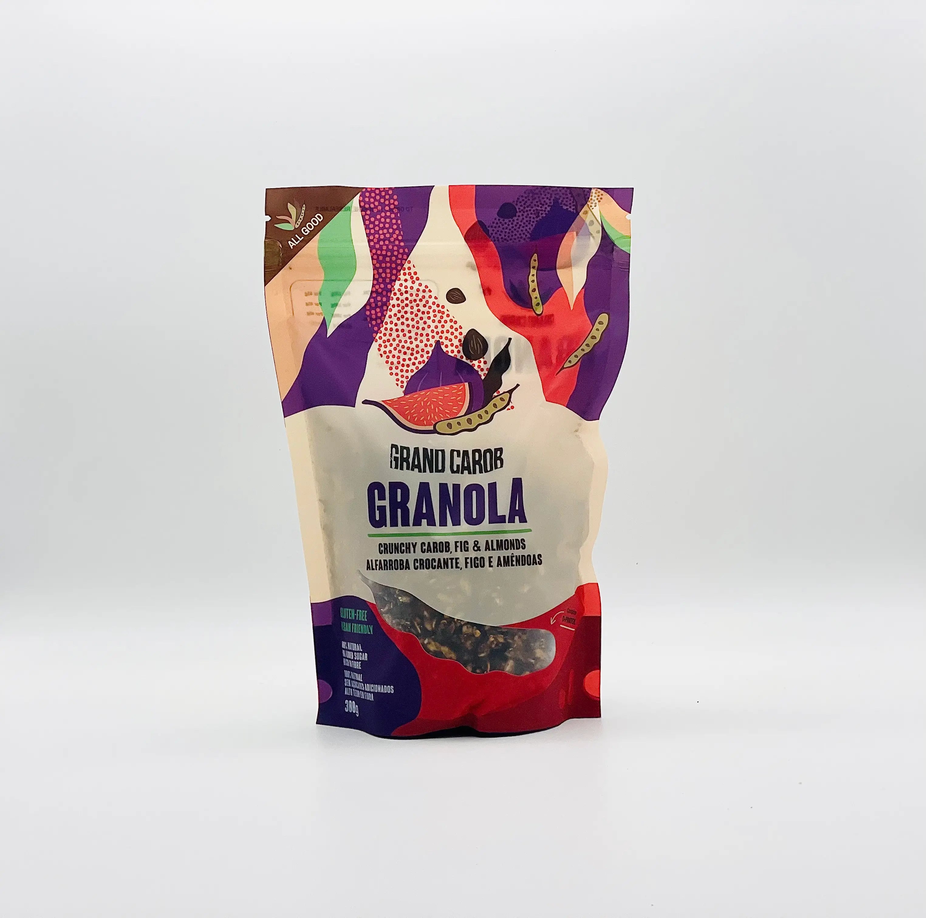 Crunchy Carob, Fig & Almond Granola